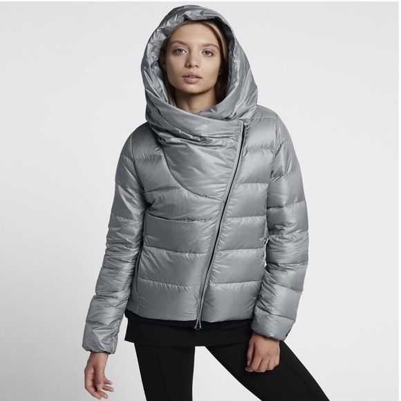 Women’s Nike Down Filled Puffer‎ Hooded Jacket - Picture 1 of 12